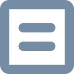 Bars Square S SVG Icon
